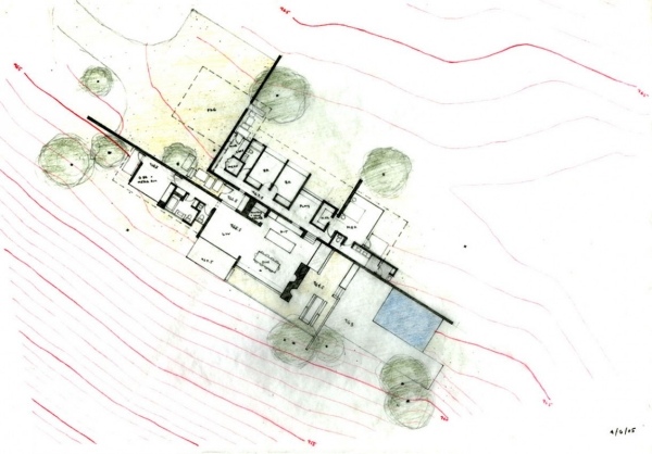 lagerplan designer flachdachhaus im modernen baustil
