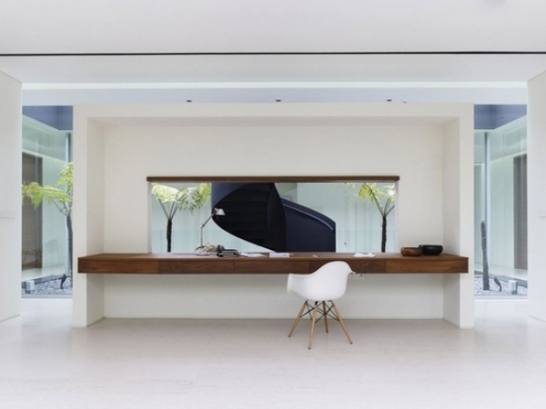 minimalistisches design kreative ideen für arbeitszimmer einrichtung