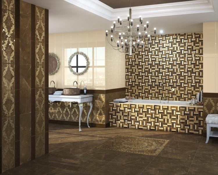 mosaik-fliesen-badezimmer-kronleuchter-luxus-badewanne-barockstil-spiegel-doppelwaschtisch