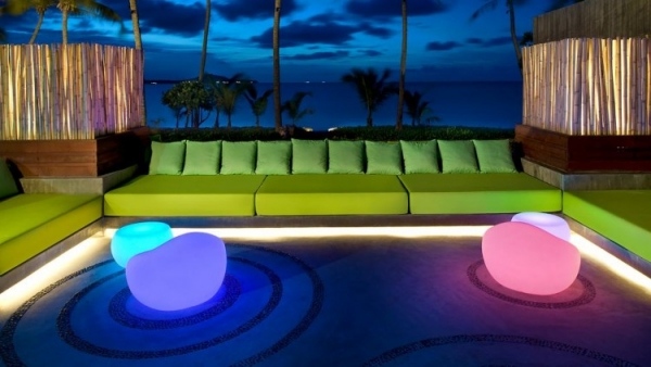 neon lichter ferienhaus resort koh samui