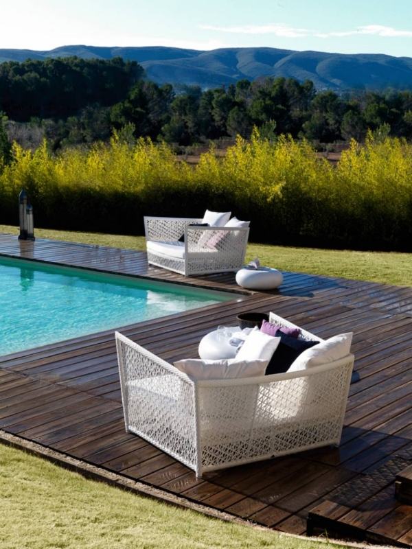 relaxen beim pool bereich sommer outdoor kollektion expormim