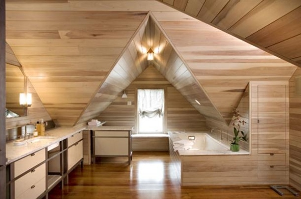 25 Ideen für rustikale Badezimmer aus Holz und Naturstein