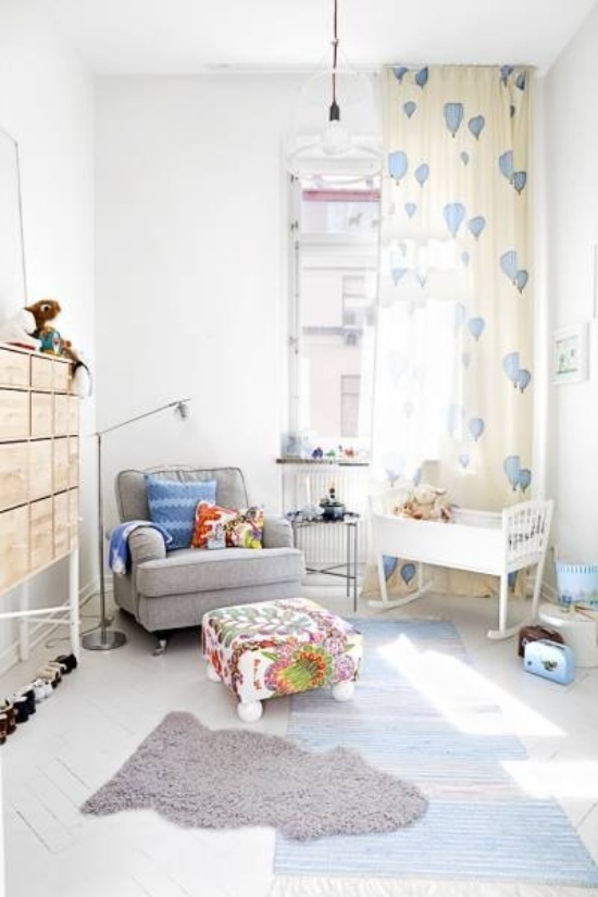 schaukel krippe ideen für kleines babyzimmer gestalten