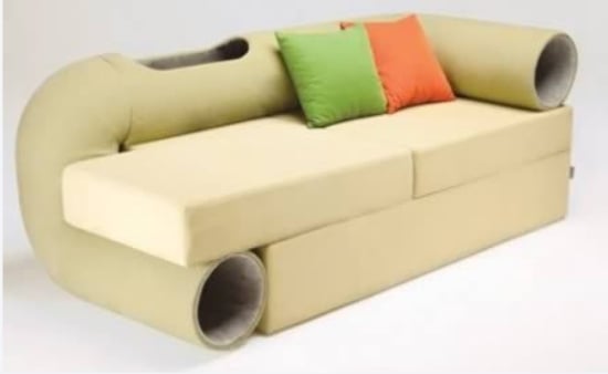 sofa tunneldesign ideen für möbel für haustiere