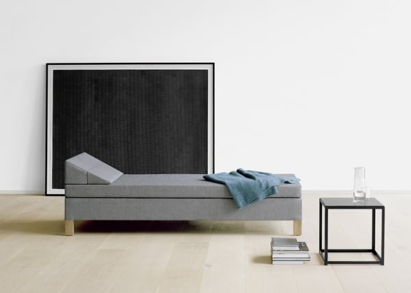 sofabett grau designer möbel von ferdinad krammer