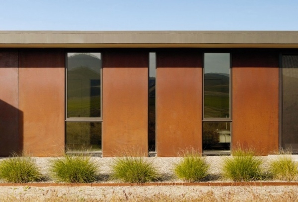 spiegel fenster flachdachhaus design im modernen baustil