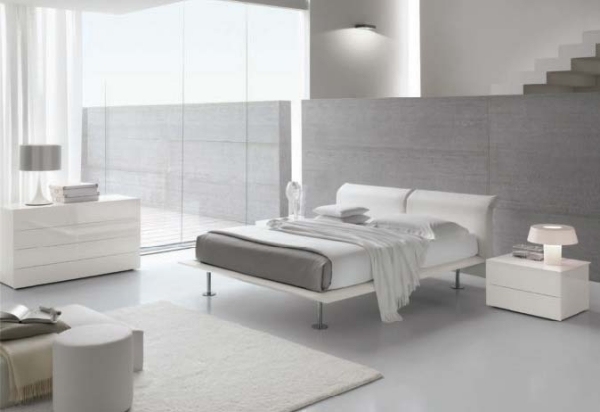 spiegel kleiderschrank minimalismus ideen für schlafzimmer in weiß
