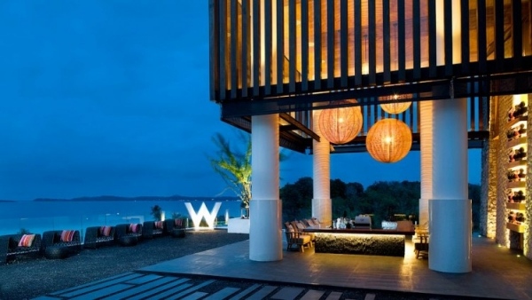 terrasse abend luxus villa resort koh samui