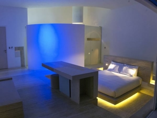 Akzentbeleuchtung Hotelzimmer Moderne-Einrichtungsidee
