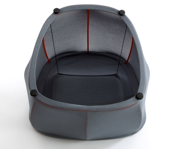 Strick Gewebe Sitzen Designkonzept Membrane