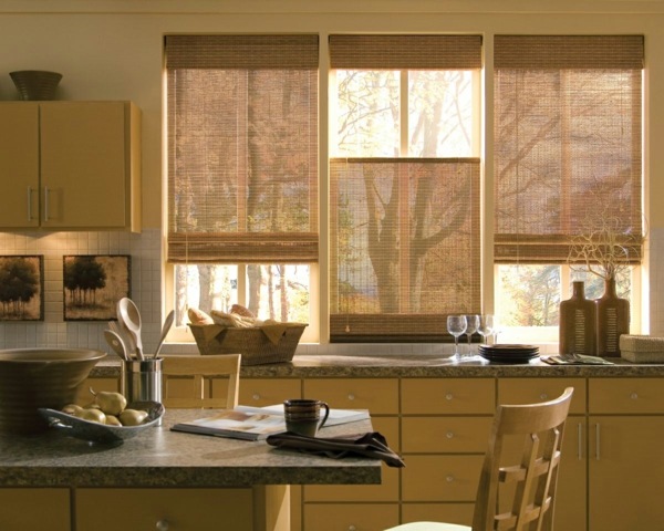 Sonnenschutz Jalousie Küche Sichtschutz Design