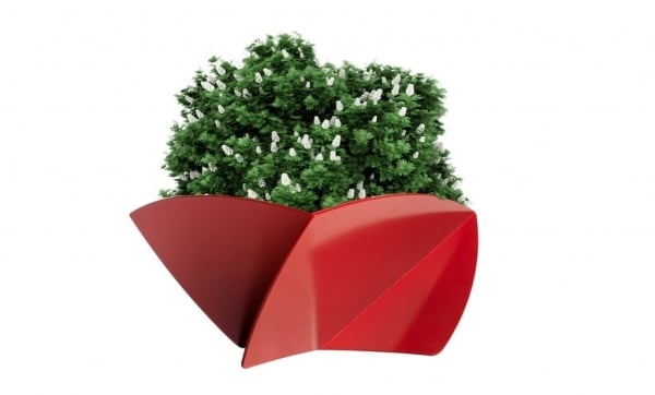 Blumenkübel Pflanzgefäß-Design Rot Vestre-dialog Modell