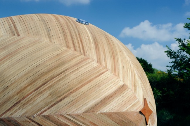 Bootshaus nachhaltige Konstruktion Holz 