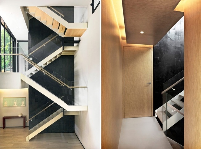 Cormanca Haus Innendesign-Treppen Glas-Treppengeländer