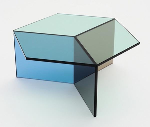 Couchtisch Glas Beine Tischplatte Design-modern