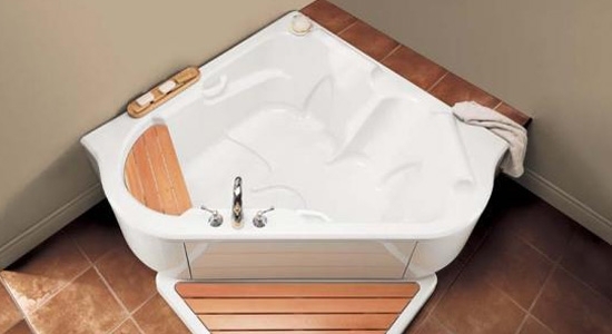 Eck Badewanne-für zwei-Whilrpool Funktion modern