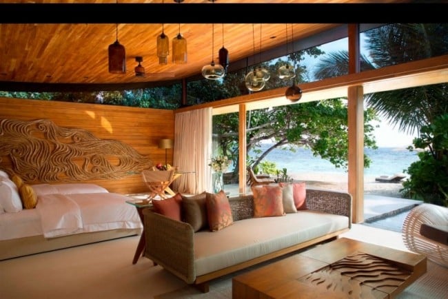 Exotische Deko Design Villa-modern Innen-Raum Gestaltung