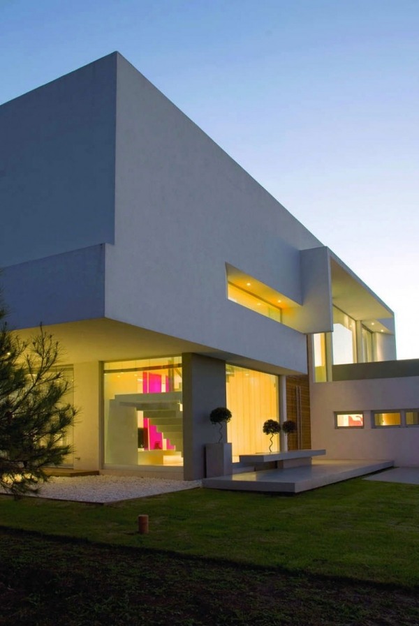 Fertighaus Flachdach Konstruktion-Beton vanguarda-Architects Argentinien