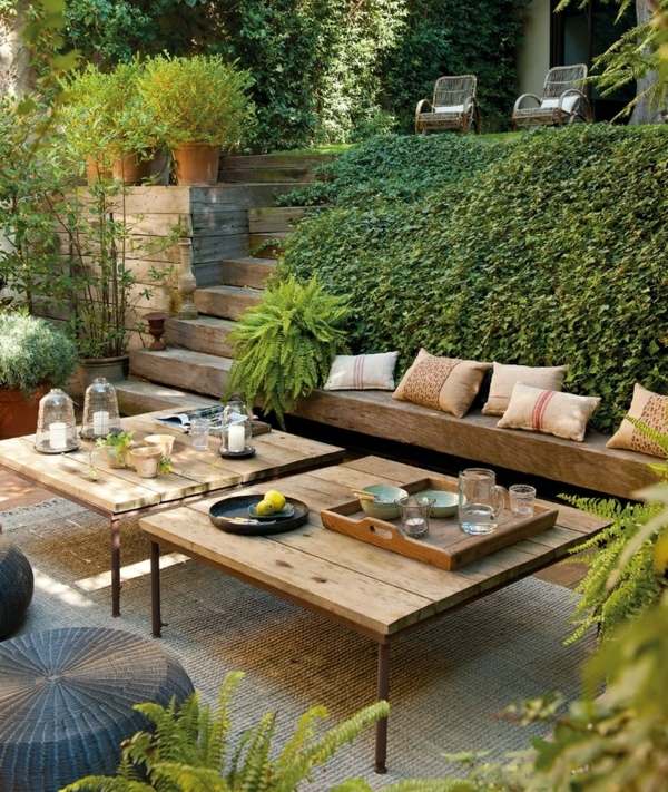 Garten Terrasse Tisch selber bauen 