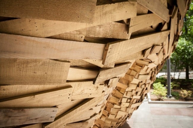Holz Europaletten Details unbehandelt nachhaltig