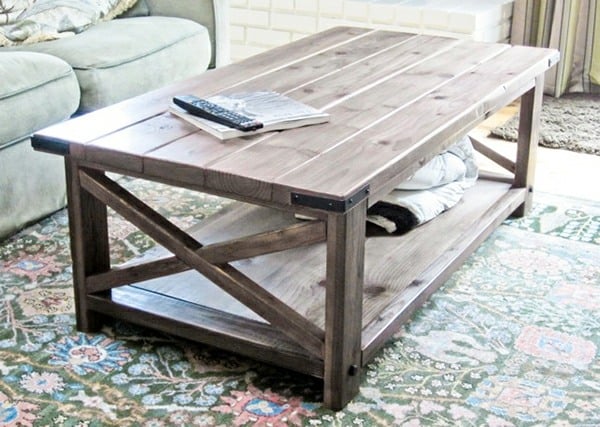Holztisch selbst bauen abschleifen 12 Ideen Möbel