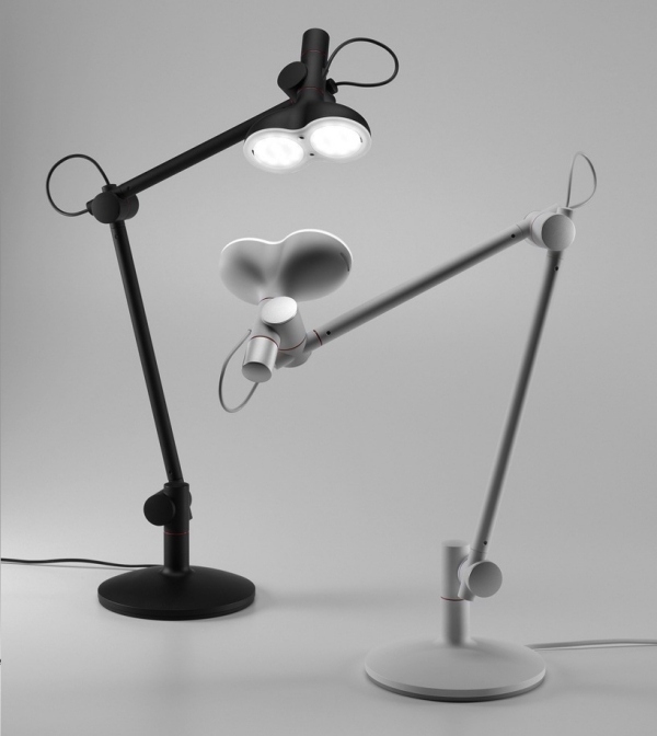 Ideen Beleuchtung Arbeitszimmer-Leuchte mit drehbarem Gelenk modern