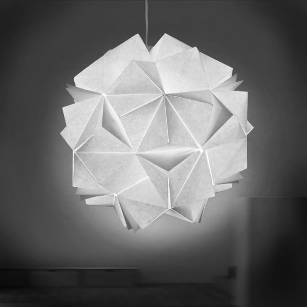 Innenbeleuchtung Design Origami-Papier falten Ideen