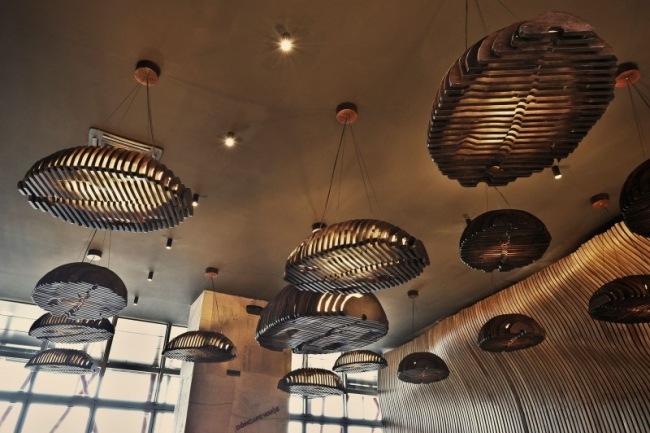 Kaffee Haus Cafe Bar-Design modern-Innenraum