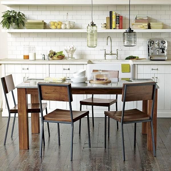Küchen Tisch Stühle Esszimmer-Rustikal Wandfliesen  