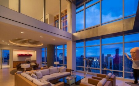 Loft-Wohnung Maisonette-New York-Manhattan Wolkenkratzer