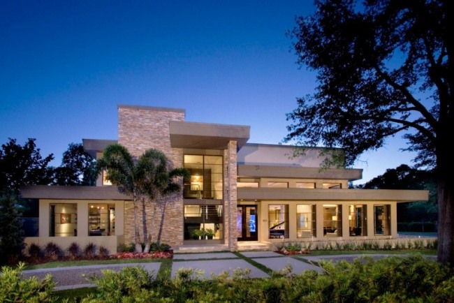NeMo Designer-Haus Florida-Flachdach-Baukörper