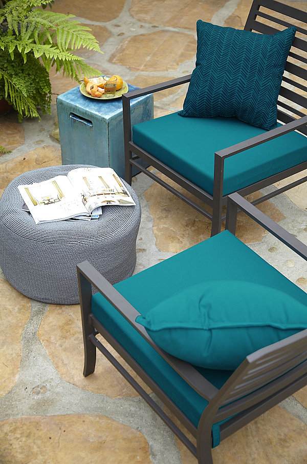Outdoor Gartenmöbel Auflagen Vibrant-blau Patio-Set 
