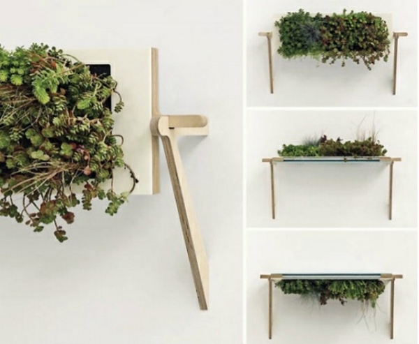 Pflanzgefäße hängend originelles Design vertikale Begrünung