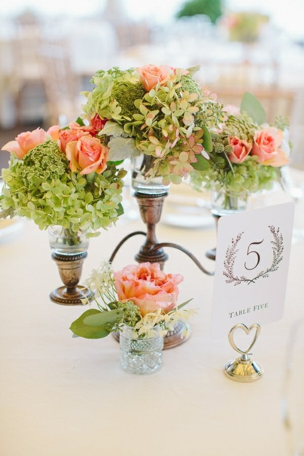 Blumengestecke Tisch Design Idee
