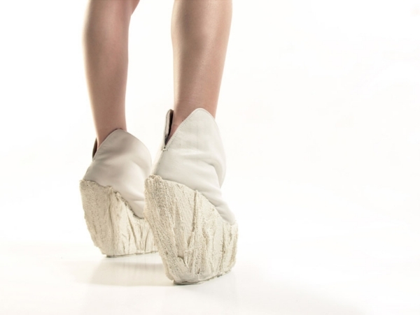Schuhe Design-online moderne-Modelle weiß Porzellan