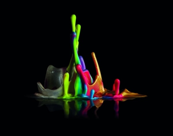 Sound Design Dentsu Skulpturen Farbe-Musik Installation