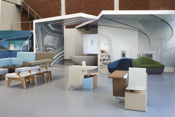 Studio Makkink-Bey Möbel-für prooff-milan design week präsentiert
