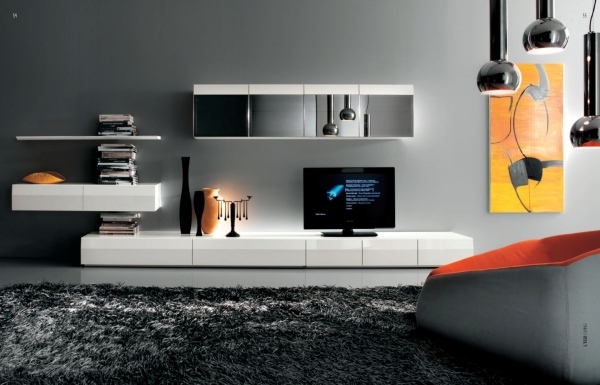 TV-Möbel für Wohnzimmer-Design Gestaltung-Ideen modern