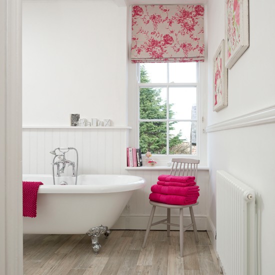 Wohnideen Badezimmer rosa königlich