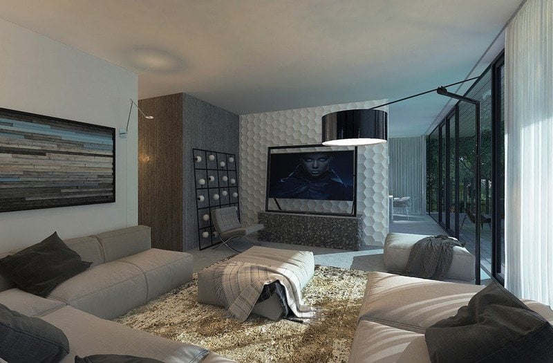 Wohnzimmer-Wohnideen-Design-dreidimensionale-Wandpaneele