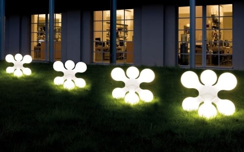 atomium lampe ideen für moderne gartenlampen