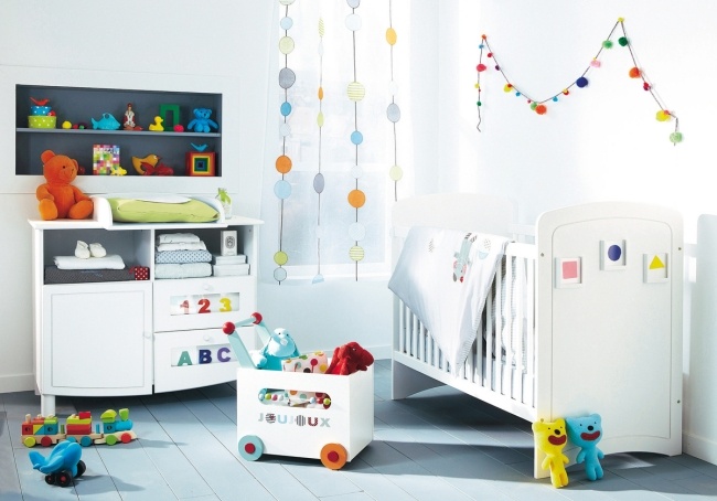 bunt minimalistisch wohnideen babyzimmer für jüngen