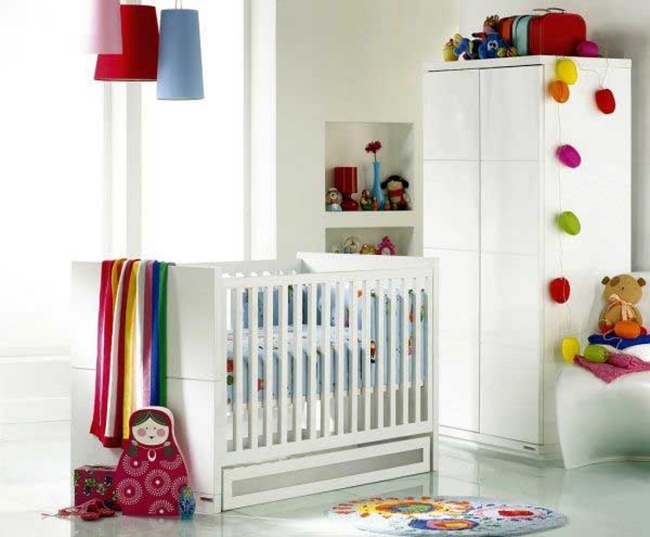 bunte dekoelemente wohnideen babyzimmer mit neutralen designs