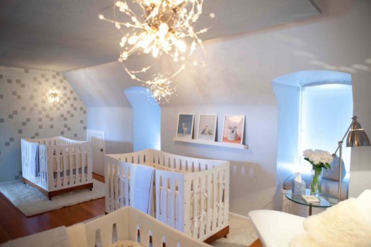 elegante einrichtung babyzimmer einrichtung für drillinge