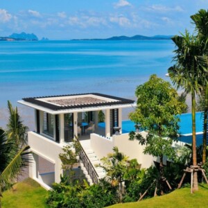 exotische Villa am Strand Phuket Thailand Architektur