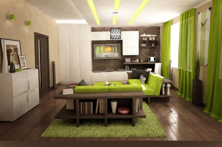 farben-wohnzimmer-weiss-gruen-braun-beige-wandfarbe