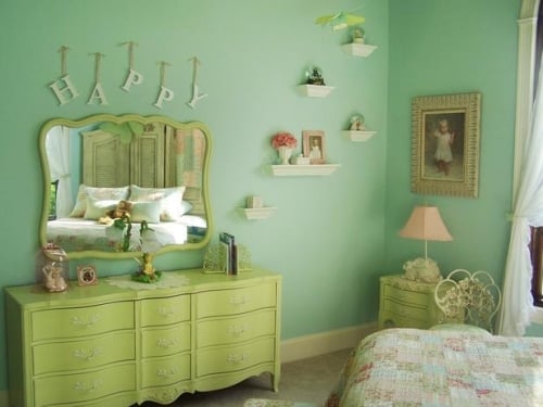 grüne kommode schlafzimmer inneneinrichtung ideen in minze