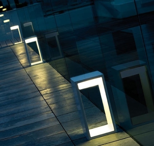 hocker lampen ideen für moderne gartenlampen