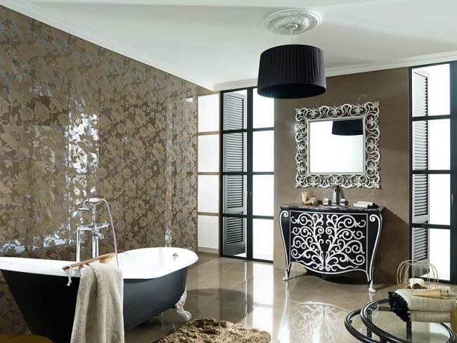 klassische badmöbel porcelanosa gamadecor reich verziert spiegelrahmen