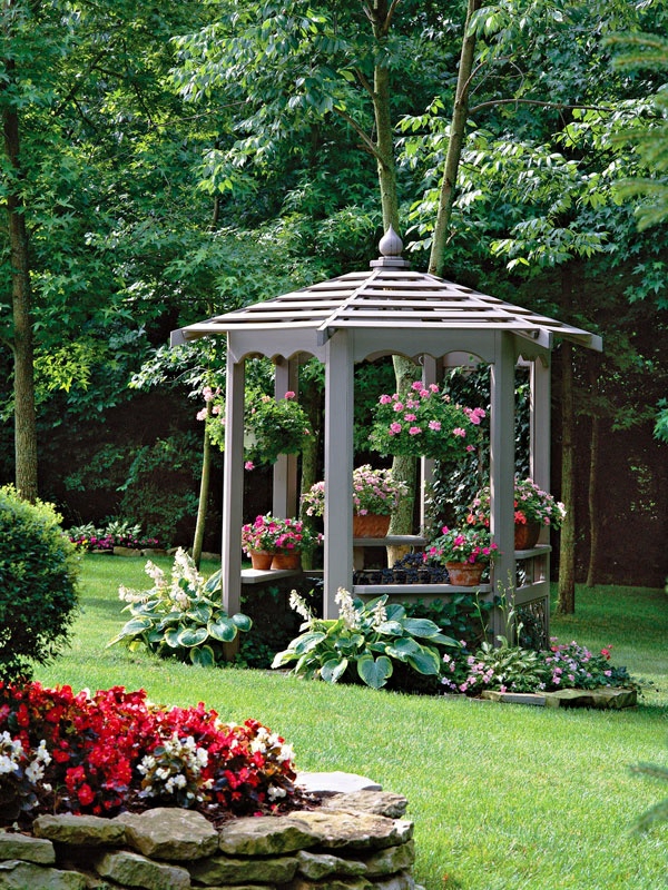 Garten Pavillon die vielen Funktionen der Gartenlaube